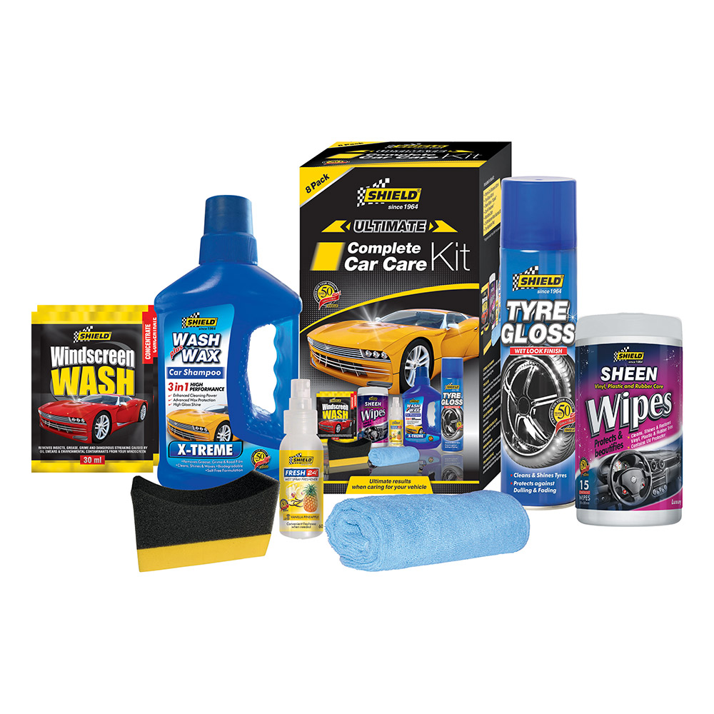 Complete Car Care Kit - 7 Pack - Shield Chemicals