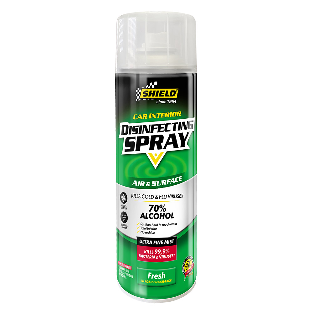 Shield Car Interior Disinfecting Spray (spray désinfectant pour l